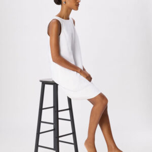 White Swing Linen Mini Dress White Swing Linen Mini Dress