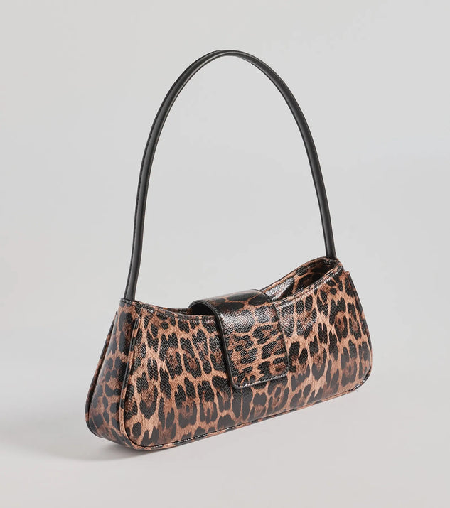 Windsor Wild Cutie Leopard Faux Leather Shoulder Bag