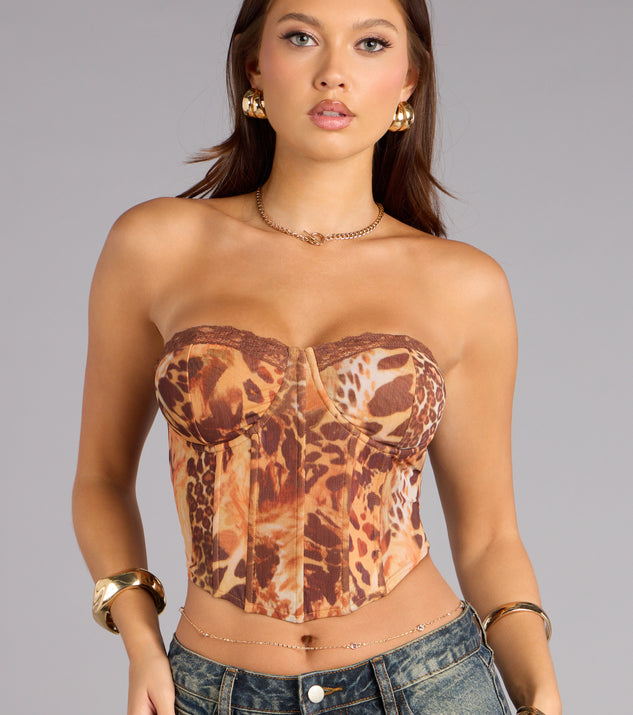 Windsor Wild Desire Lace Trim Bustier