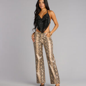 Windsor Wild Intent Snake Print Pants Wild Intent Snake Print Pants