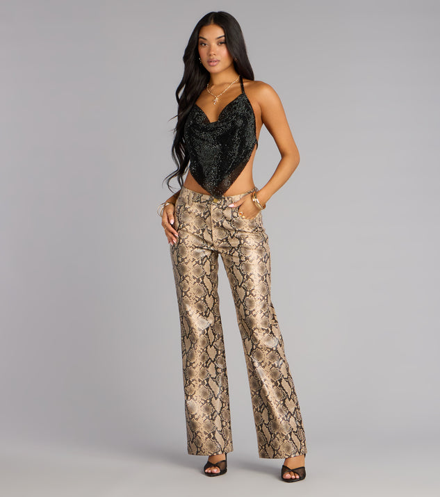 Windsor Wild Intent Snake Print Pants