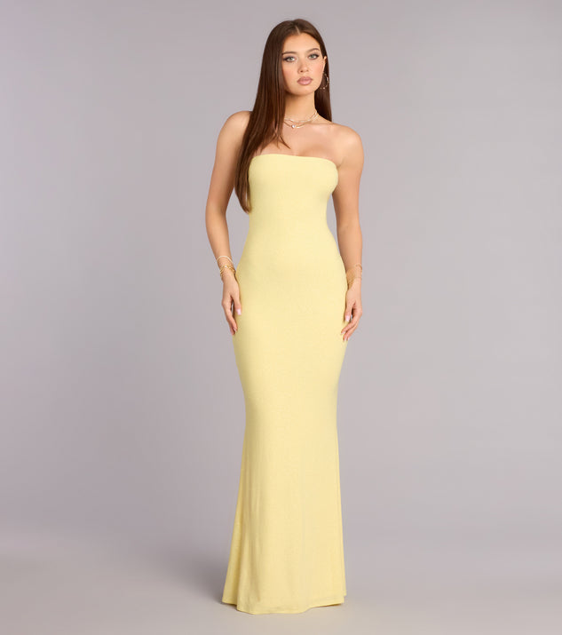 Windsor Alaina Glitter Knit Mermaid Dress - Image 2