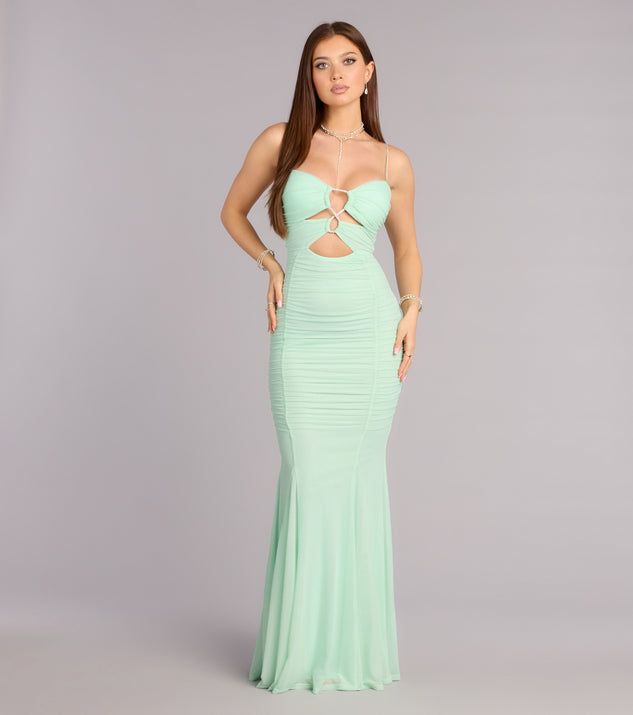 Windsor Alexandra Rhinestone Trim Formal Dress - Image 2