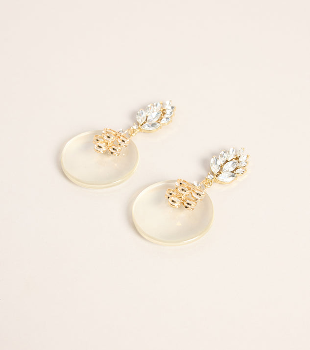 Windsor Always Glam Rhinestone Statement Earrings - Image 3