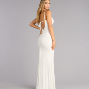 Windsor Anisa Pearl Rhinestone Mermaid Formal Dress Windsor Anisa Pearl Rhinestone Mermaid Formal Dress
