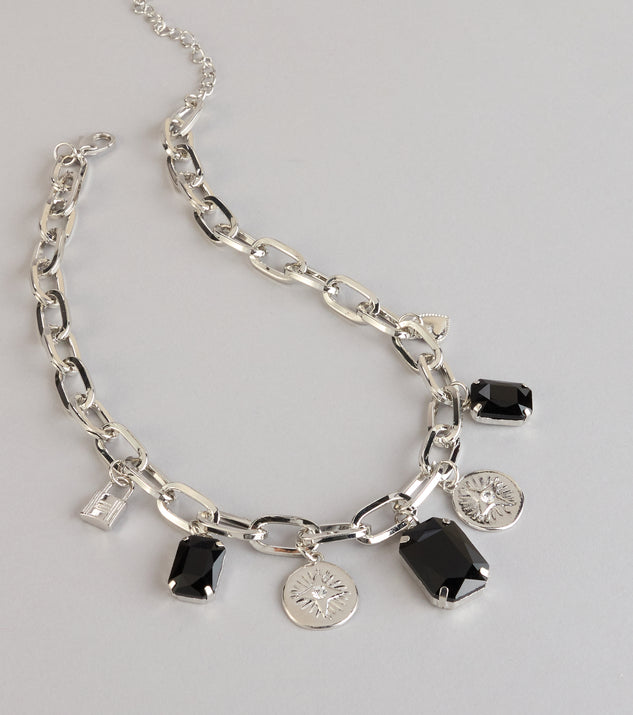 Windsor Bold Moves Only Statement Charm Necklace - Image 3