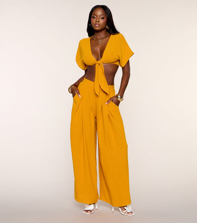 Windsor Breezy And Bold Tie-Front Top - Image 2
