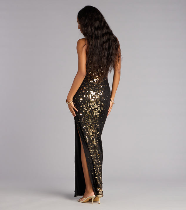 Windsor Brookelle Sequin Slit Formal Dress - Image 2