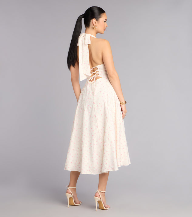 Windsor Brunch Bloom Floral Butterfly Midi Dress - Image 2