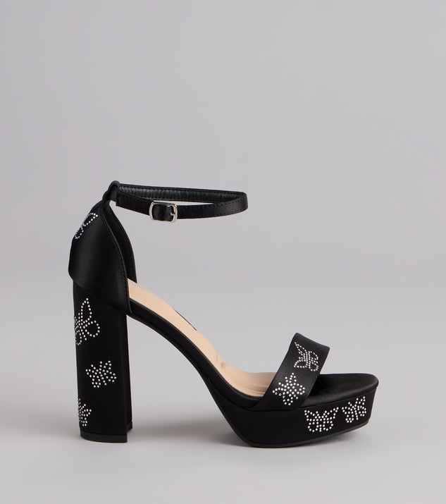 Windsor Butterfly Kisses Platform Block Heels - Image 2