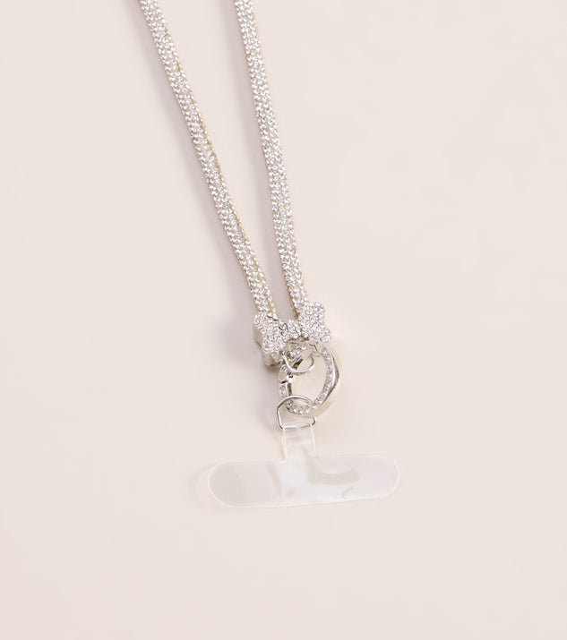 Windsor Call Me Sparkly Rhinestone Phone Strap - Image 2