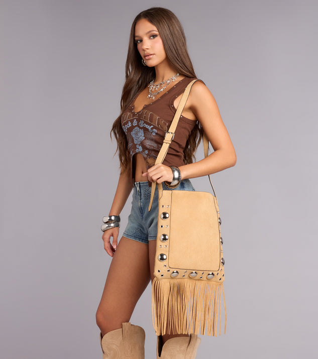 Windsor Carry It All Fringe Statement Bag - Image 2