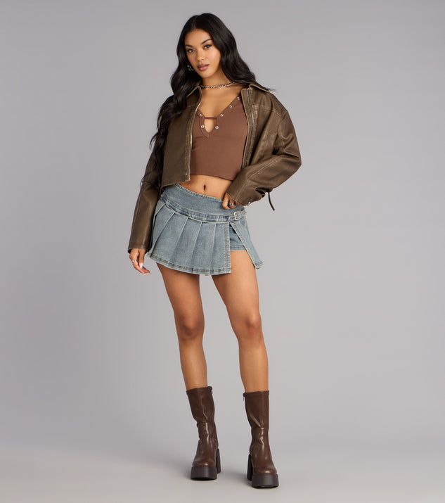 Windsor Casual Cool-Girl Long Sleeve Top - Image 3