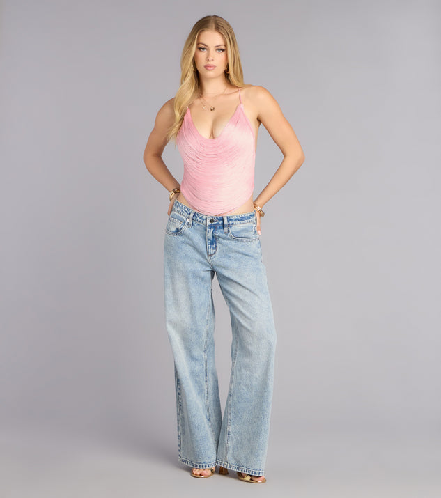 Windsor Catch The Vibe Fringe Crop Top - Image 2