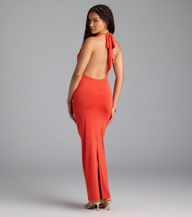 Windsor Center Of It All Cowl Neck Maxi Dress - Image 2