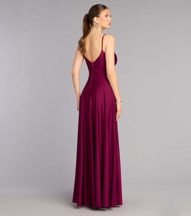 Windsor Chantel Low Back A-Line Formal Dress - Image 2