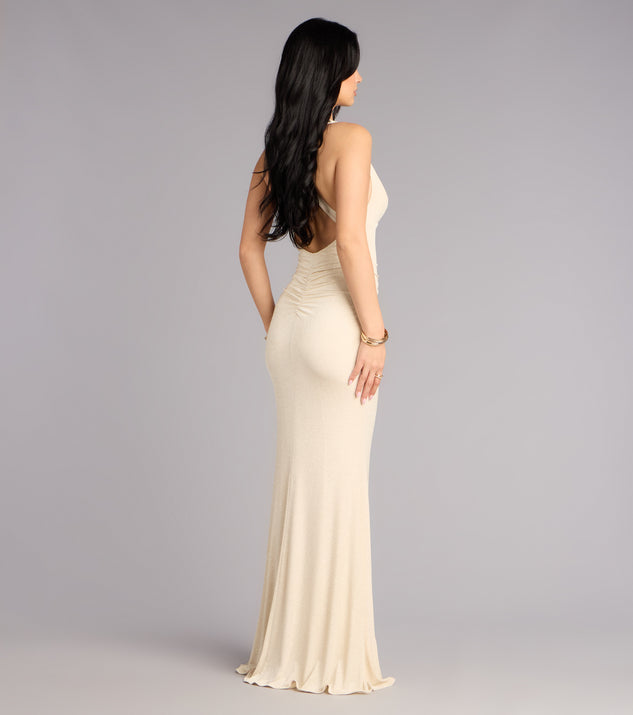 Windsor Charlotte Glitter Mermaid Formal Dress - Image 2