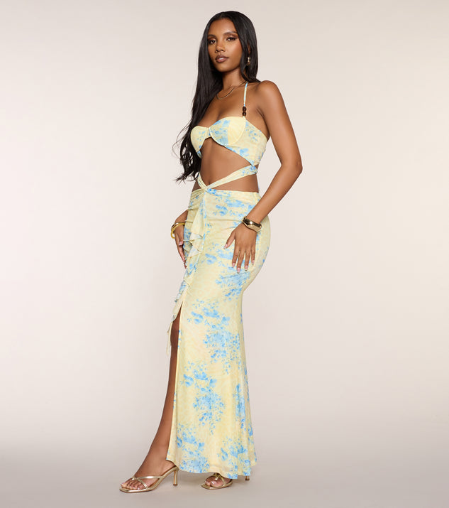 Windsor Chasing Sunlight Cutout Maxi Dress - Image 3