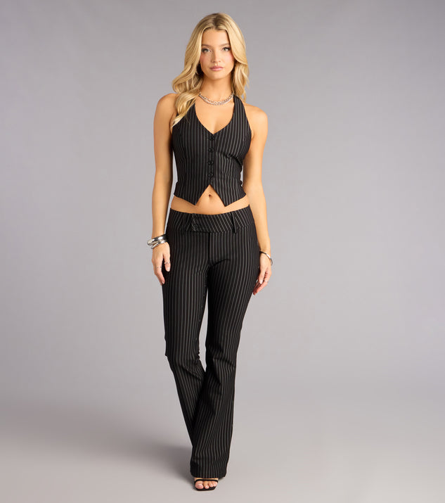Windsor Chic And Confident Pinstripe Vest - Image 3