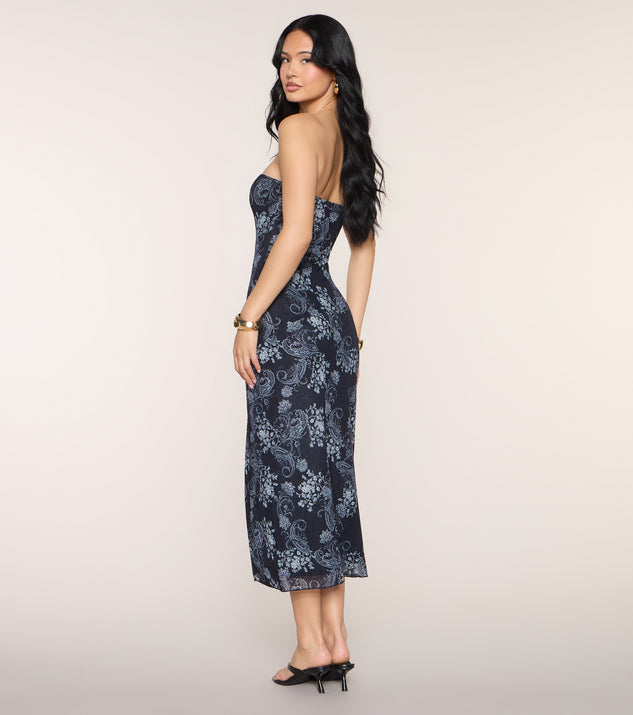 Windsor City After Sunset Paisley Midi Dress - Image 2