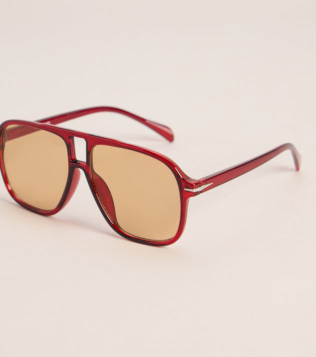 Windsor City Escape Aviator Sunglasses - Image 3