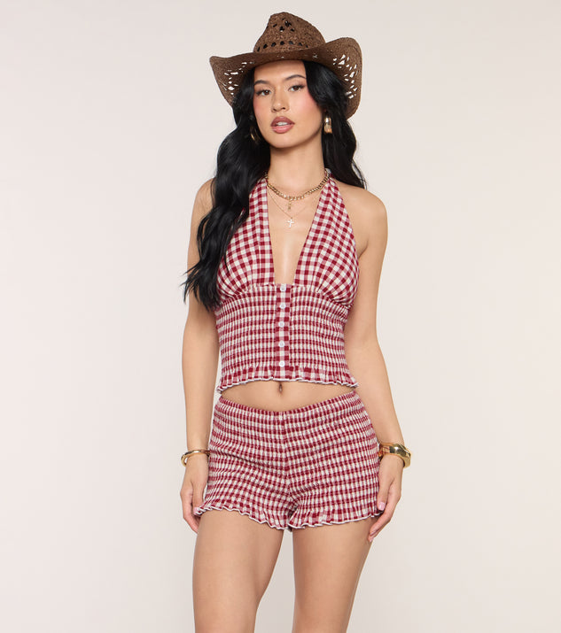 Windsor City Stroll Gingham Shorts - Image 3