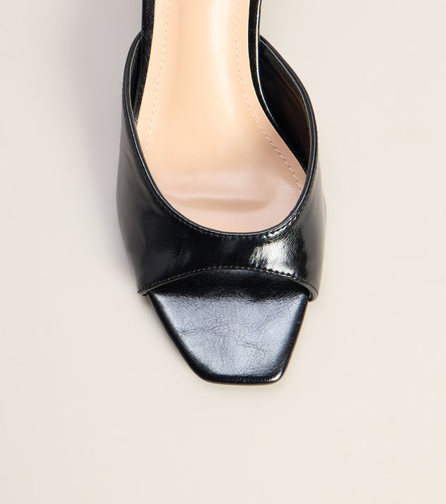 Windsor Coffee To Cocktails Peep Toe Mules - Image 3