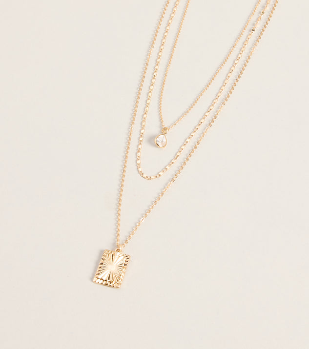 Windsor Collected Charm Layered Necklace - Image 3