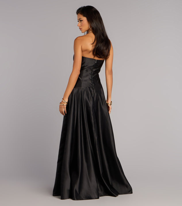 Windsor Constance Satin A-Line Formal Dress - Image 2