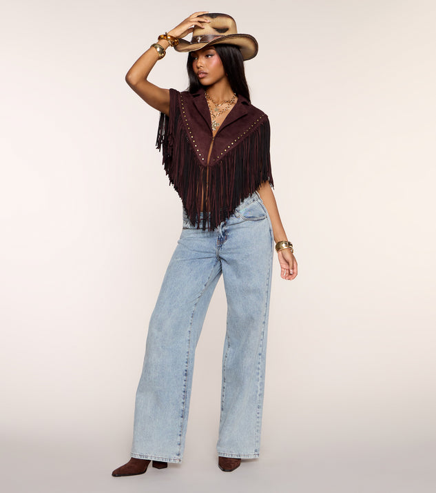 Windsor Cowgirl After Dark Fringe Topper - Image 2