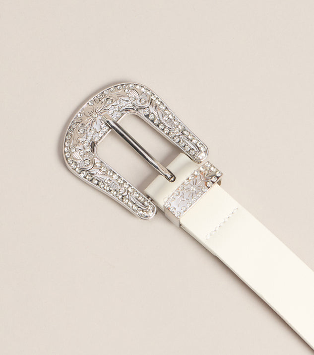 Windsor Cowgirl Chic Western Buckle Belt - Image 2