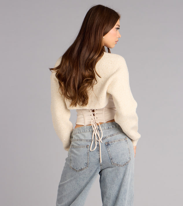 Windsor Cozy Chic Lurex Bolero Shrug - Image 2