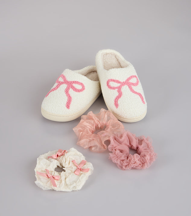 Windsor Cozy Cutie Slippers And Scrunchies Set - Image 2