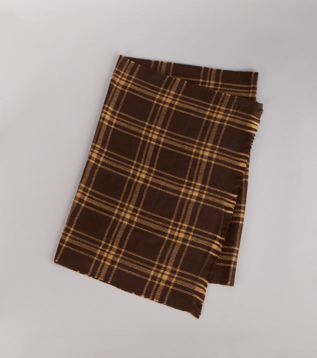 Windsor Cozy Girl Season Plaid Scarf - Image 3