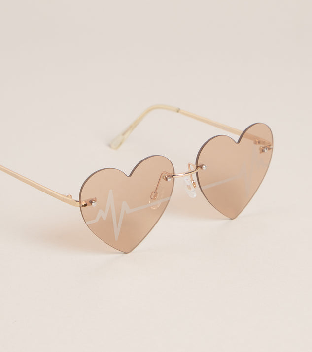 Windsor Crush Mode Heart Sunglasses - Image 3