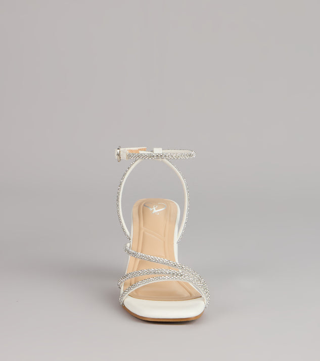 Windsor Crystal Hour Strappy Block Heels - Image 3