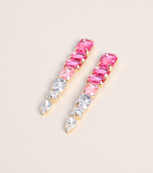 Windsor Curated Shine Rhinestone Earrings - Image 3
