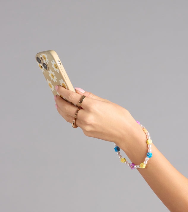 Windsor Daisy Dreams Pearl Wristlet Keychain - Image 2