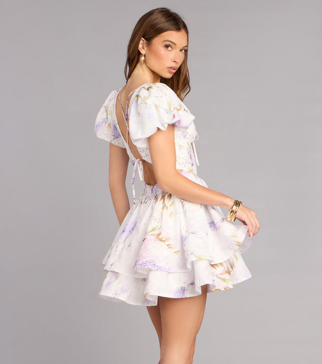 Windsor Day Date Floral Mini Dress - Image 2
