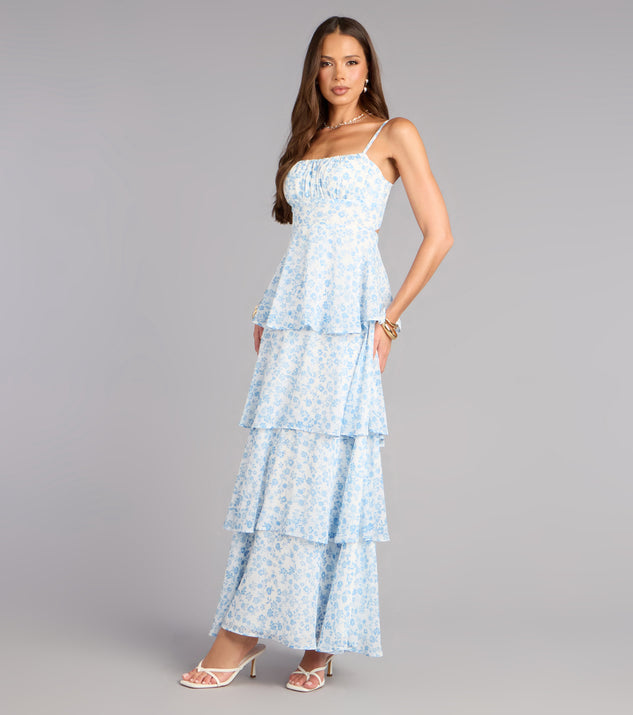 Windsor Daydream Date Floral Maxi Dress - Image 3
