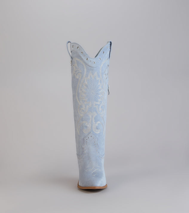 Windsor Daydream Studded Cowboy Boots - Image 3