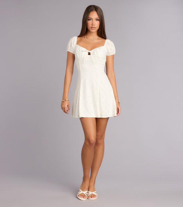 Windsor Daytime Darling Eyelet Mini Dress - Image 2