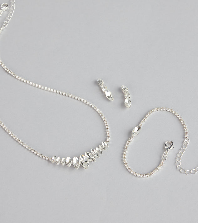 Windsor Dazzle Point Marquise Jewelry Set - Image 3