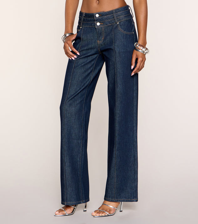 Windsor Denim Outline Mid Rise Wide-Leg Jeans - Image 2