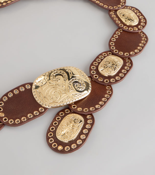 Windsor Desert Dream Oval Medallion Belt - Image 3
