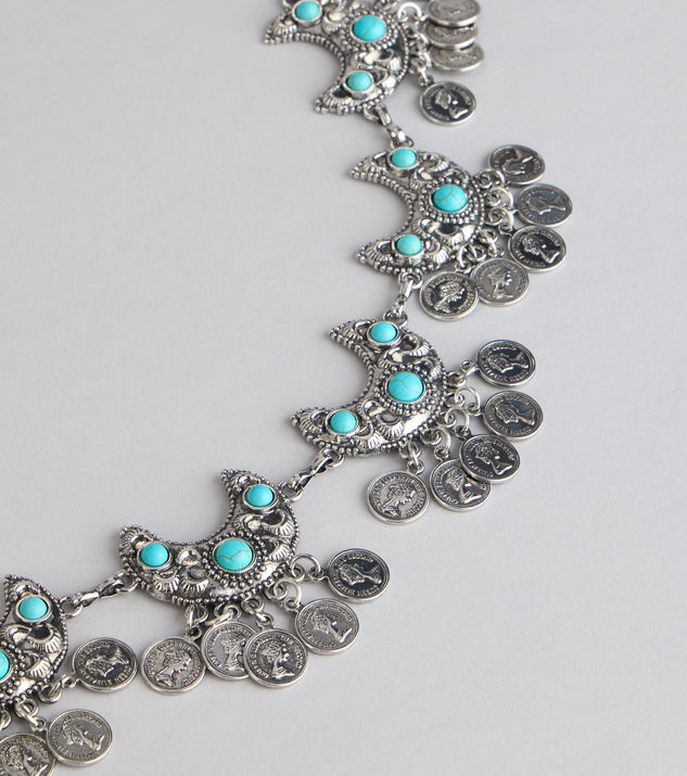 Windsor Desert Glow Coin Chain Belt - Image 3
