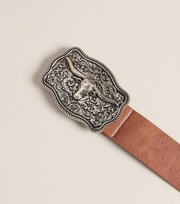 Windsor Desert Plans Longhorn Buckle Belt - Image 3