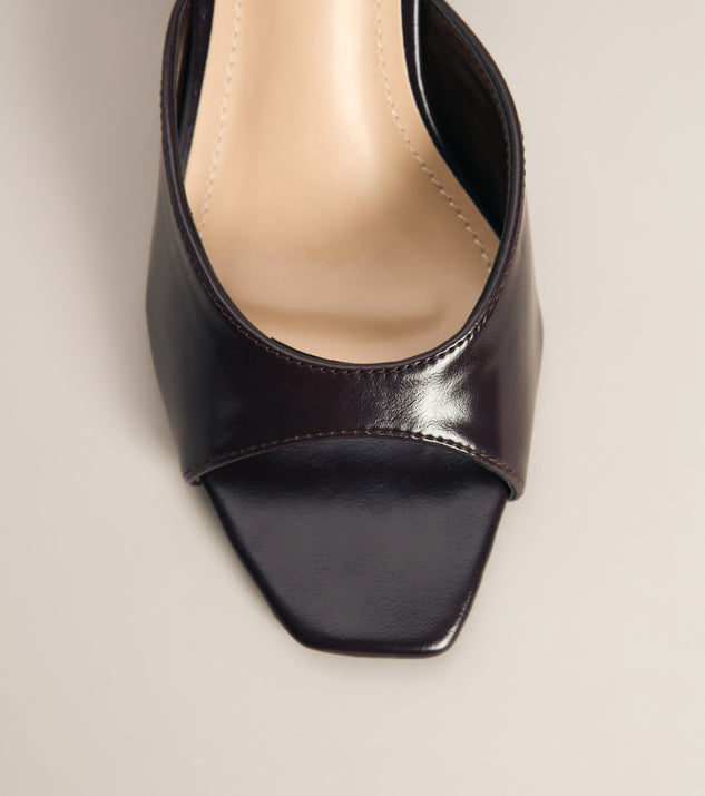 Windsor Desk To Drinks Peep Toe Mules - Image 3