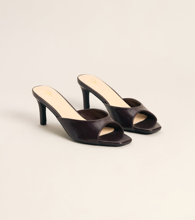 Windsor Desk To Drinks Peep Toe Mules - Image 2
