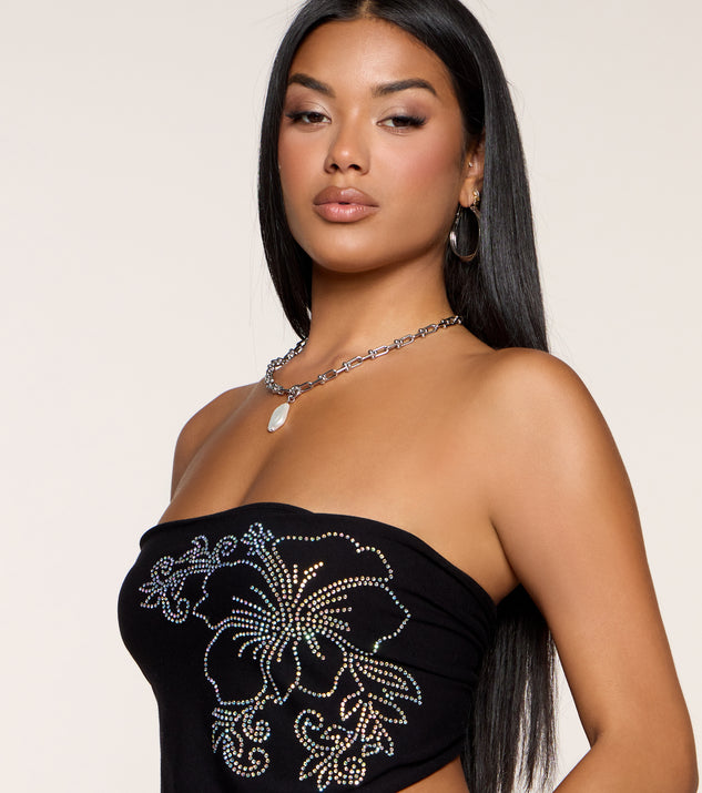 Windsor Diamond Tide Tube Crop Top - Image 3